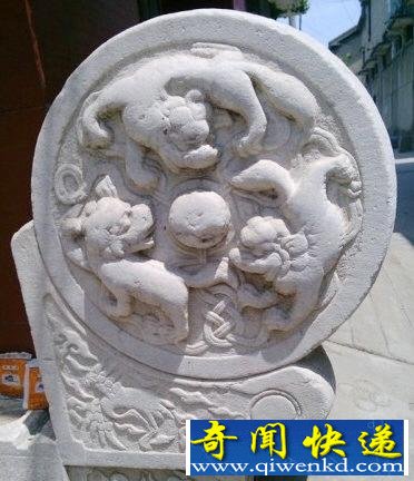 扬州一对重600斤百年汉白玉石鼓莫名失踪 1万征集线索