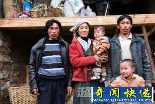 原始部落的全裸生活:"一妻多夫"