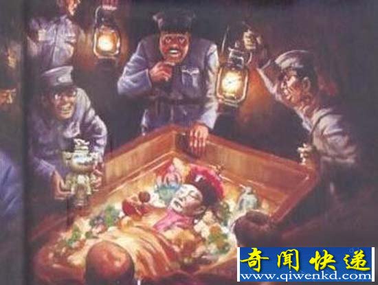 慈禧太后陪葬财宝