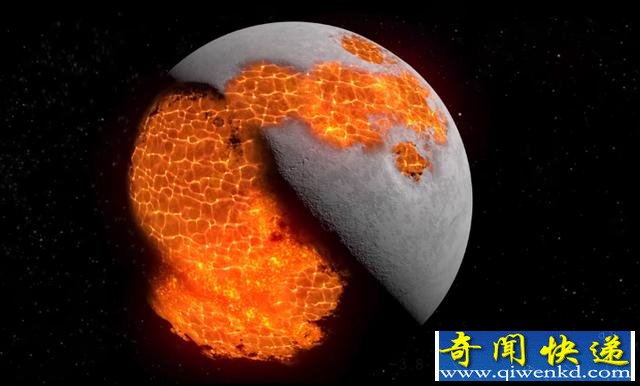 月球的演变,没想到我们常看到月亮以前居然长这样!