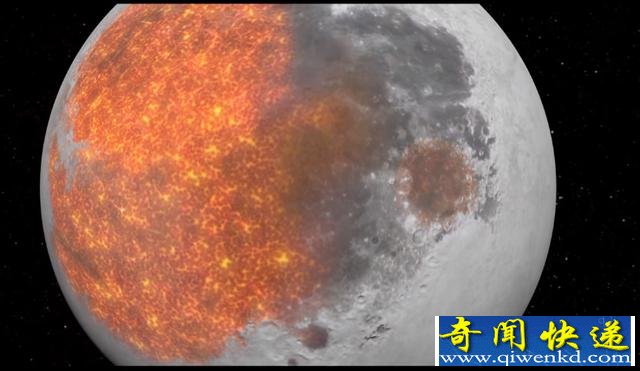 月球的演变,没想到我们常看到月亮以前居然长这样!