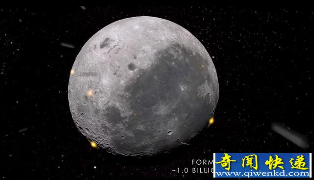 月球的演变,没想到我们常看到月亮以前居然长这样!