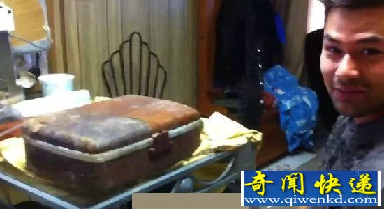 男子无意间捡到一个箱子 看见里面后震惊了!
