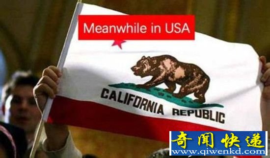 美国加州闹独立 三分之一民众反对特朗普