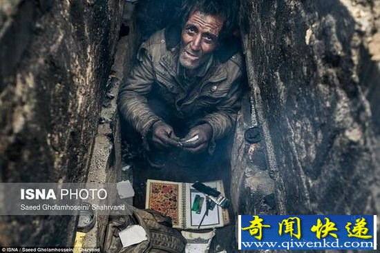 伊朗流浪汉蜗居空坟墓 照片传出后震惊总统