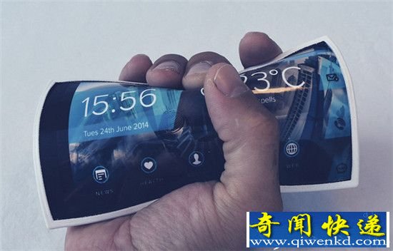 未来手机任意曲面屏 随心折叠百变造型