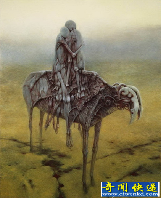 超真实死后世界 波兰画家描绘地狱景象
