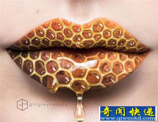 国外最风靡流行的是这个:嘴唇艺术照