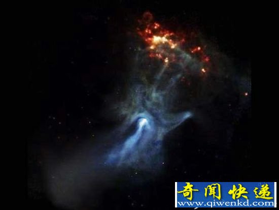 NASA太空望远镜拍摄 宇宙中的“上帝之手”