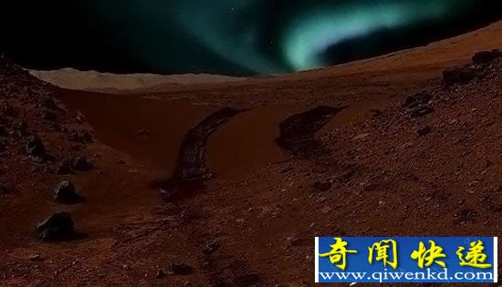 火星表面现绚烂极光 NASA探测器立功
