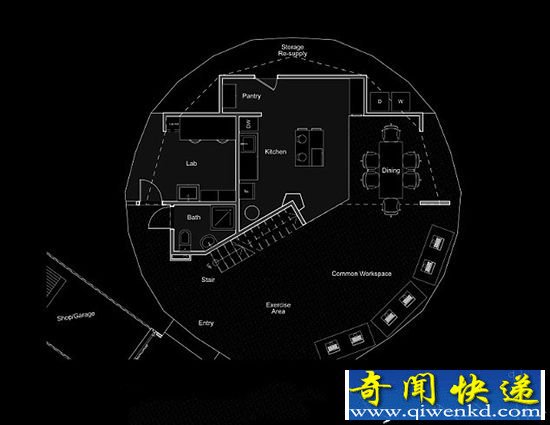 曝!NASA模拟火星住宅:配备3D打印机