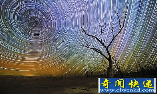 唯美太空:斗转星移般的绚丽唯美星空
