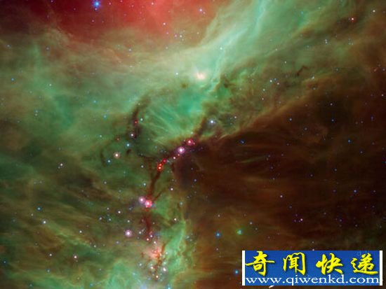 NASA :太空观测恒星群点亮猎户座星云