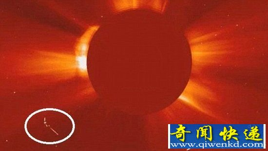 太阳附近惊现巨型UFO 内部或隐藏高智慧生命