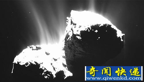 67P彗星发现活跃灰岩坑 裂缝区域喷射挥发物