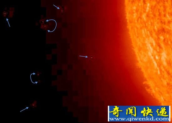 NASA拍下惊人一幕:太阳附近惊现巨型不明飞行物