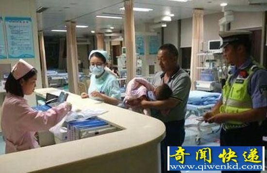两岁幼儿误食硬币:民警深夜护送紧救医