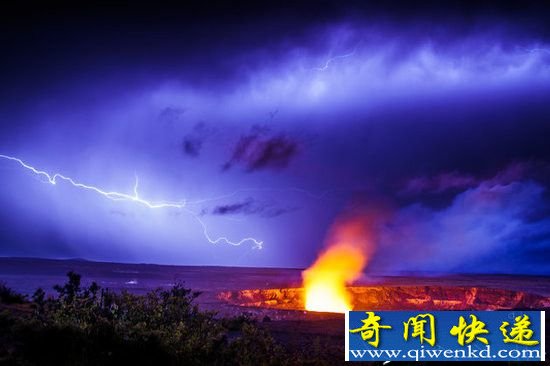地理奇观揭秘!火山公园拍到千年一遇景象超魔幻