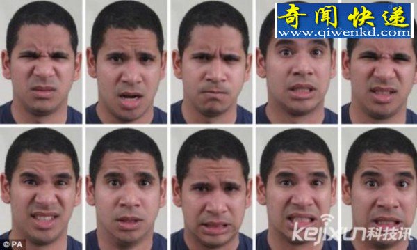 人类有21种不同的独特表情