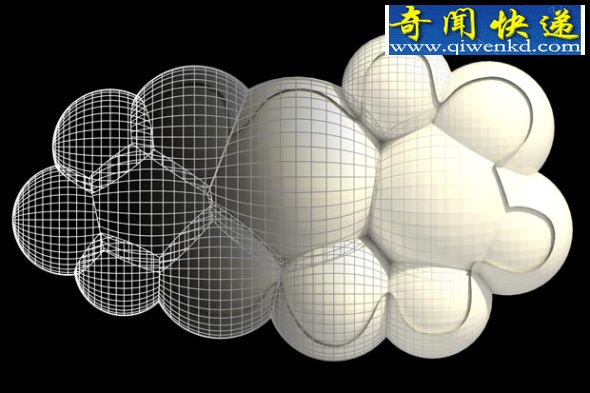 内部结构(俯视图) (图)美建筑师构想空中载人浮云解决城市交通