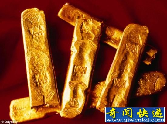 沉没的西班牙大船宝藏