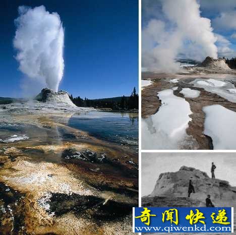 美国怀俄明州城堡间歇泉 (图文)全球十大惊艳间歇喷泉