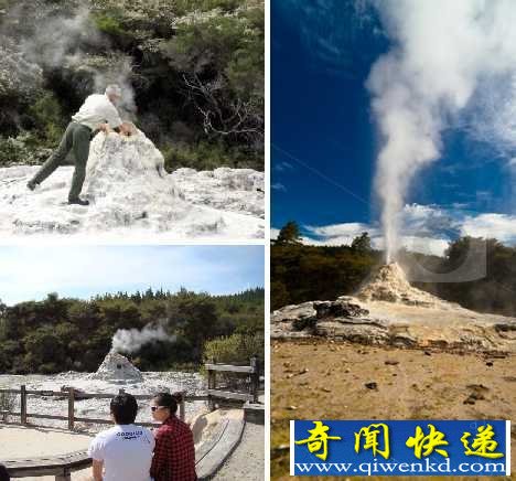 新西兰诺克斯夫人间歇泉 (图文)全球十大惊艳间歇喷泉