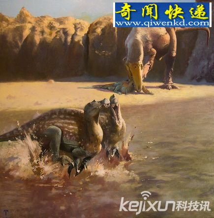凶猛掠食恐龙化石出土-体型堪比暴龙