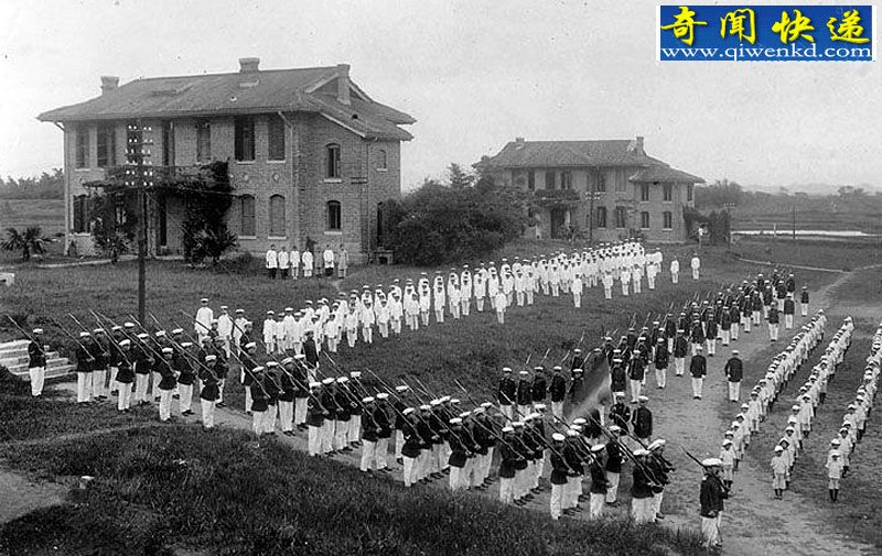 清末民初大学生军训真实照片，勾起你回忆了吗？